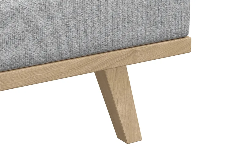 Copenhagen 4-sits Vänstervänd L-formad Schäslongsoffa i Tyg - Ljusgrå - Products - Möbler - Soffa - Divansoffa & schäslongsoffa - 4 sits soffa med divan