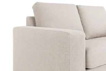 Crazy 3-sits Högervänd L-formad Schäslongsoffa i Tyg - Beige - Products - Möbler - Soffa - Divansoffa & schäslongsoffa - 2 sits soffa med divan