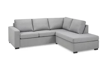 Crazy 3-sits Högervänd L-formad Schäslongsoffa i Tyg - Grå - Products - Möbler - Soffa - Divansoffa & schäslongsoffa - 2 sits soffa med divan