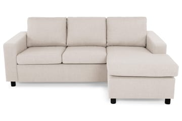 Crazy 3-sits Vändbar L-formad Divansoffa i Tyg - Beige - Products - Möbler - Soffa - Divansoffa & schäslongsoffa - 3 sits soffa med divan