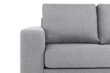 Crazy 3-sits Vändbar L-formad Divansoffa i Tyg - Grå - Products - Möbler - Soffa - Divansoffa & schäslongsoffa - 3 sits soffa med divan