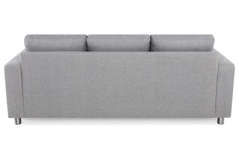 Crazy 3-sits Vändbar L-formad Divansoffa i Tyg - Grå - Products - Möbler - Soffa - Divansoffa & schäslongsoffa - 3 sits soffa med divan