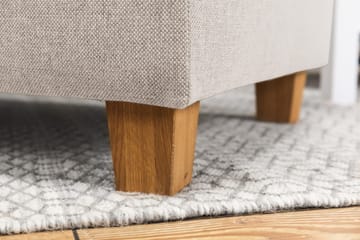 Crazy 4-sits Högervänd L-formad Schäslongsoffa i Tyg - Beige - Products - Möbler - Soffa - Divansoffa & schäslongsoffa - 3 sits soffa med divan
