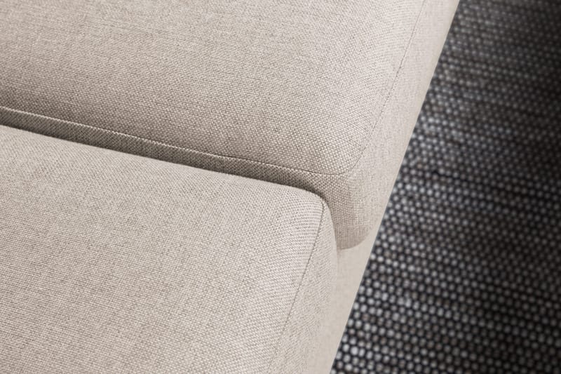 Crazy 4-sits Högervänd L-formad Schäslongsoffa i Tyg - Beige - Products - Möbler - Soffa - Divansoffa & schäslongsoffa - 3 sits soffa med divan