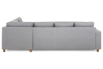 Crazy 4-sits Högervänd L-formad Schäslongsoffa i Tyg - Grå - Products - Möbler - Soffa - Divansoffa & schäslongsoffa - 3 sits soffa med divan