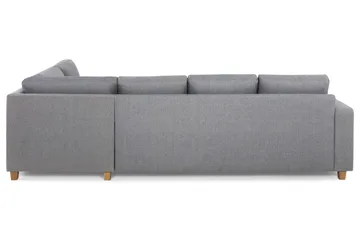 Crazy 4-sits Högervänd L-formad Schäslongsoffa i Tyg - Grå - Products - Möbler - Soffa - Divansoffa & schäslongsoffa - 3 sits soffa med divan