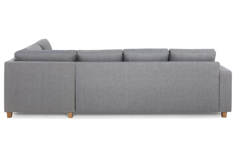 Crazy 4-sits Högervänd L-formad Schäslongsoffa i Tyg - Grå - Products - Möbler - Soffa - Divansoffa & schäslongsoffa - 3 sits soffa med divan