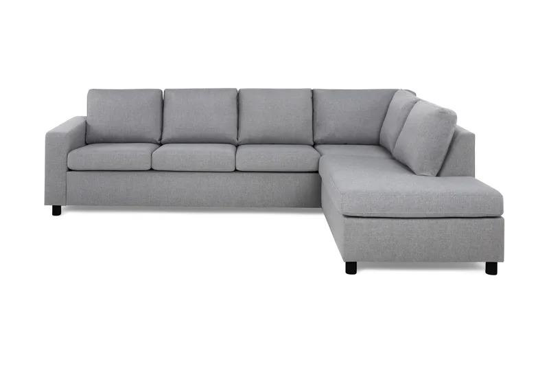 Crazy 4-sits Högervänd L-formad Schäslongsoffa i Tyg - Grå - Products - Möbler - Soffa - Divansoffa & schäslongsoffa - 3 sits soffa med divan