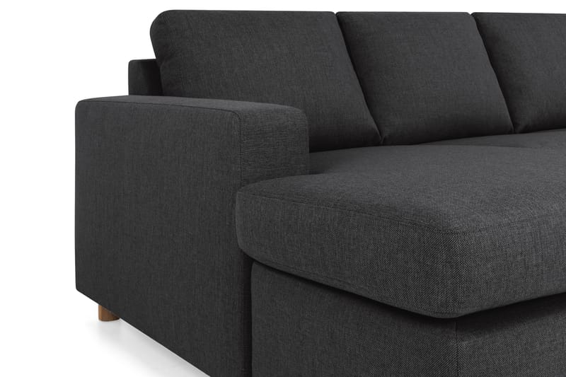 Crazy 4-sits Högervänd U-formad Large Soffa med Divan och Schäslong i Tyg - Antracit - Products - Möbler - Soffa - Divansoffa & schäslongsoffa - 4 sits soffa med divan