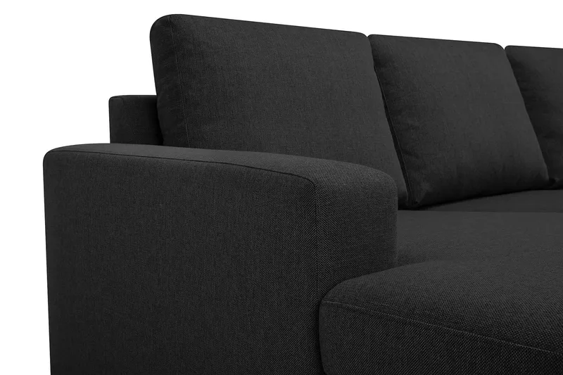 Crazy 4-sits Högervänd U-formad Large Soffa med Divan och Schäslong i Tyg - Antracit - Products - Möbler - Soffa - Divansoffa & schäslongsoffa - 3 sits soffa med divan