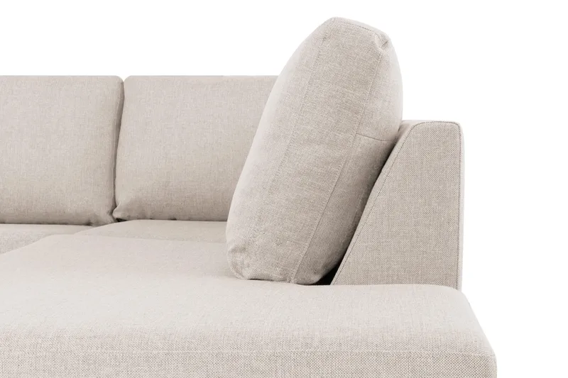 Crazy 4-sits Högervänd U-formad Small Soffa med Divan och Schäslong i Tyg - Beige - Products - Möbler - Soffa - Divansoffa & schäslongsoffa - 4 sits soffa med divan