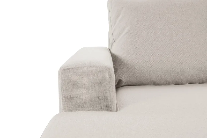 Crazy 4-sits Högervänd U-formad Small Soffa med Divan och Schäslong i Tyg - Beige - Products - Möbler - Soffa - Divansoffa & schäslongsoffa - 4 sits soffa med divan