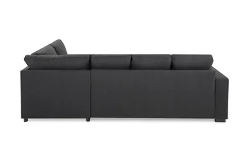 Crazy 4-sits Högervänd U-formad Small Soffa med Divan och Schäslong i Tyg - Mörkgrå - Products - Möbler - Soffa - Divansoffa & schäslongsoffa - 3 sits soffa med divan
