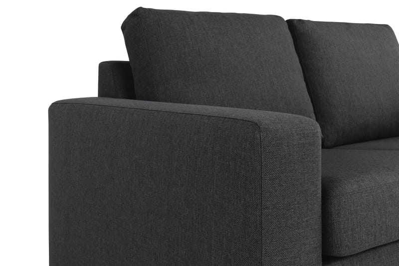 Crazy 4-sits Vändbar L-formad Divansoffa i Tyg - Antracit - Products - Möbler - Soffa - Divansoffa & schäslongsoffa - 4 sits soffa med divan