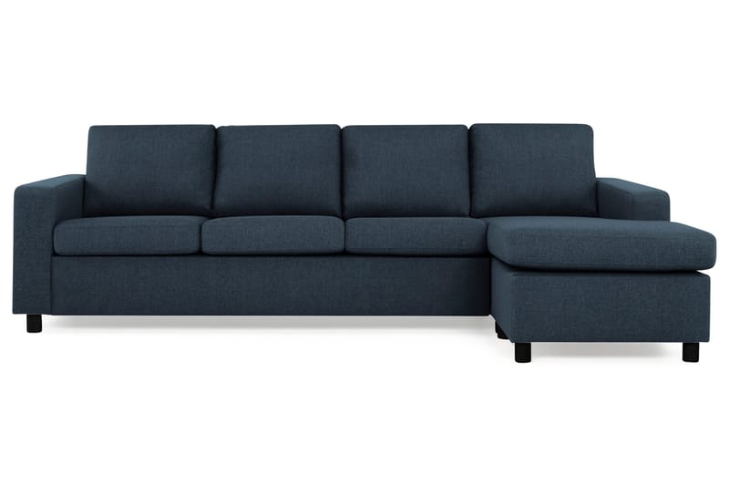 Crazy 4-sits Vändbar L-formad Divansoffa i Tyg - Blå - Products - Möbler - Soffa - Divansoffa & schäslongsoffa - 4 sits soffa med divan