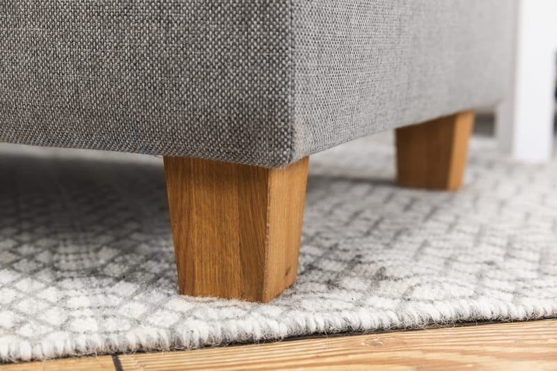 Crazy 4-sits Vändbar L-formad Divansoffa i Tyg - Grå - Products - Möbler - Soffa - Divansoffa & schäslongsoffa - 4 sits soffa med divan
