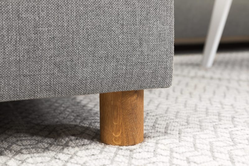 Crazy 4-sits Vändbar L-formad Divansoffa i Tyg - Grå - Products - Möbler - Soffa - Divansoffa & schäslongsoffa - 4 sits soffa med divan