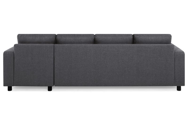 Crazy 4-sits Vändbar L-formad Divansoffa i Tyg - Mörkgrå - Products - Möbler - Soffa - Divansoffa & schäslongsoffa - 4 sits soffa med divan