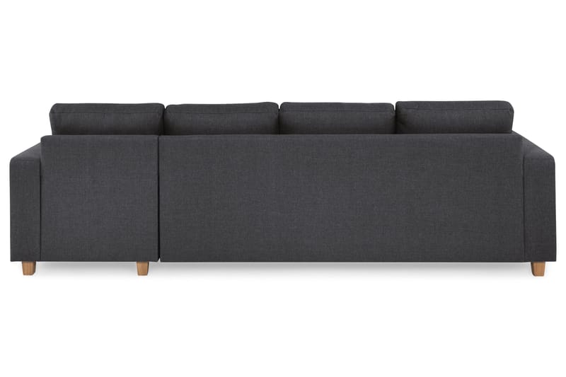 Crazy 4-sits Vändbar L-formad Divansoffa i Tyg - Mörkgrå - Products - Möbler - Soffa - Divansoffa & schäslongsoffa - 4 sits soffa med divan