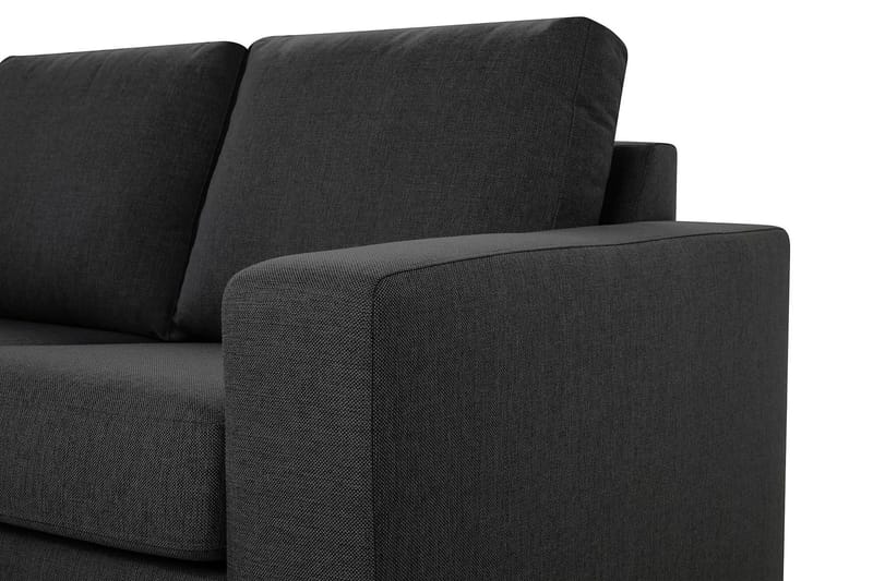 Crazy 4-sits Vändbar L-formad Divansoffa i Tyg - Mörkgrå - Products - Möbler - Soffa - Divansoffa & schäslongsoffa - 4 sits soffa med divan