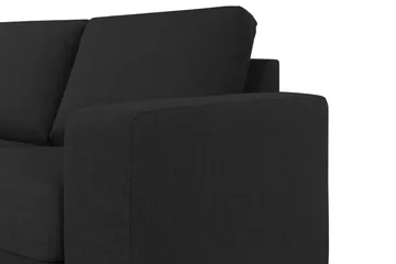 Crazy 4-sits Vänstervänd L-formad Schäslongsoffa i Tyg - Antracit - Products - Möbler - Soffa - Divansoffa & schäslongsoffa - 3 sits soffa med divan