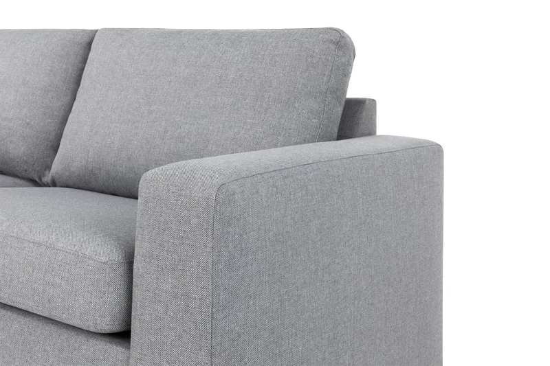 Crazy 4-sits Vänstervänd L-formad Schäslongsoffa i Tyg - Grå - Products - Möbler - Soffa - Divansoffa & schäslongsoffa - 3 sits soffa med divan