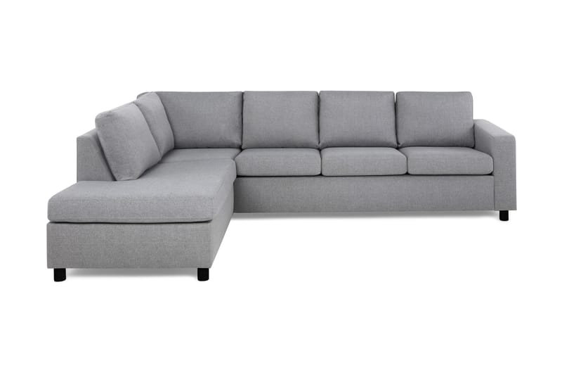 Crazy 4-sits Vänstervänd L-formad Schäslongsoffa i Tyg - Grå - Products - Möbler - Soffa - Divansoffa & schäslongsoffa - 3 sits soffa med divan