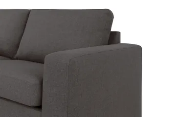 Crazy 4-sits Vänstervänd L-formad Schäslongsoffa i Tyg - Mörkgrå - Products - Möbler - Soffa - Divansoffa & schäslongsoffa - 3 sits soffa med divan