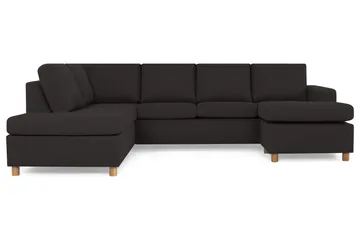 Crazy 4-sits Vänstervänd U-formad Large Soffa med Divan och Schäslong i Tyg - Antracit - Products - Möbler - Soffa - Divansoffa & schäslongsoffa - 4 sits soffa med divan