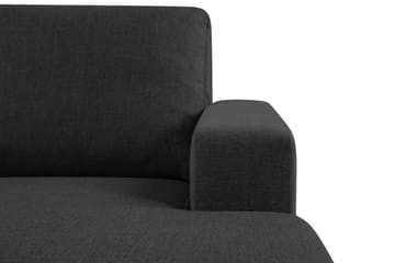 Crazy 4-sits Vänstervänd U-formad Large Soffa med Divan och Schäslong i Tyg - Antracit - Products - Möbler - Soffa - Divansoffa & schäslongsoffa - 4 sits soffa med divan
