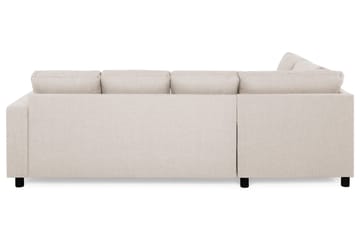 Crazy 4-sits Vänstervänd U-formad Large Soffa med Divan och Schäslong i Tyg - Beige - Products - Möbler - Soffa - Divansoffa & schäslongsoffa - 4 sits soffa med divan
