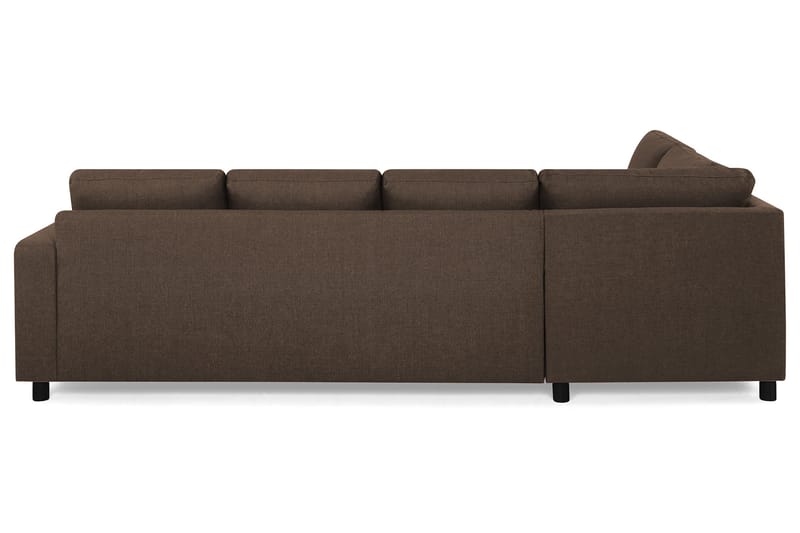 Crazy 4-sits Vänstervänd U-formad Large Soffa med Divan och Schäslong i Tyg - Brun - Products - Möbler - Soffa - Divansoffa & schäslongsoffa - 3 sits soffa med divan