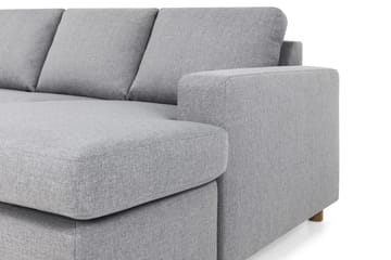 Crazy 4-sits Vänstervänd U-formad Large Soffa med Divan och Schäslong i Tyg - Grå - Products - Möbler - Soffa - Divansoffa & schäslongsoffa - 4 sits soffa med divan