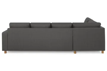 Crazy 4-sits Vänstervänd U-formad Large Soffa med Divan och Schäslong i Tyg - Mörkgrå - Products - Möbler - Soffa - Divansoffa & schäslongsoffa - 4 sits soffa med divan