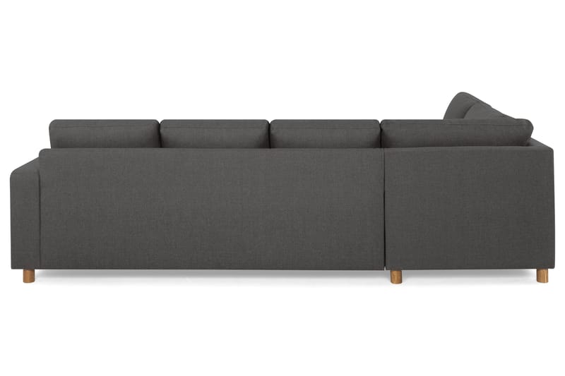 Crazy 4-sits Vänstervänd U-formad Large Soffa med Divan och Schäslong i Tyg - Mörkgrå - Products - Möbler - Soffa - Divansoffa & schäslongsoffa - 4 sits soffa med divan
