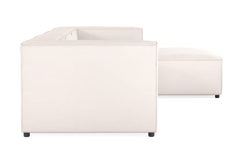 Cubo 4-sits Vändbar L-formad Djup Modulsoffa med Divan i Tyg - Vit - Products - Möbler - Soffa - Divansoffa & schäslongsoffa - 3 sits soffa med divan