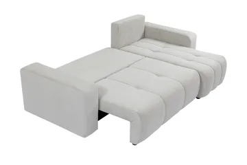Flo Bäddsoffa med Divan 3-sits - Vit - Products - Möbler - Soffa - Divansoffa & schäslongsoffa - 3 sits soffa med divan