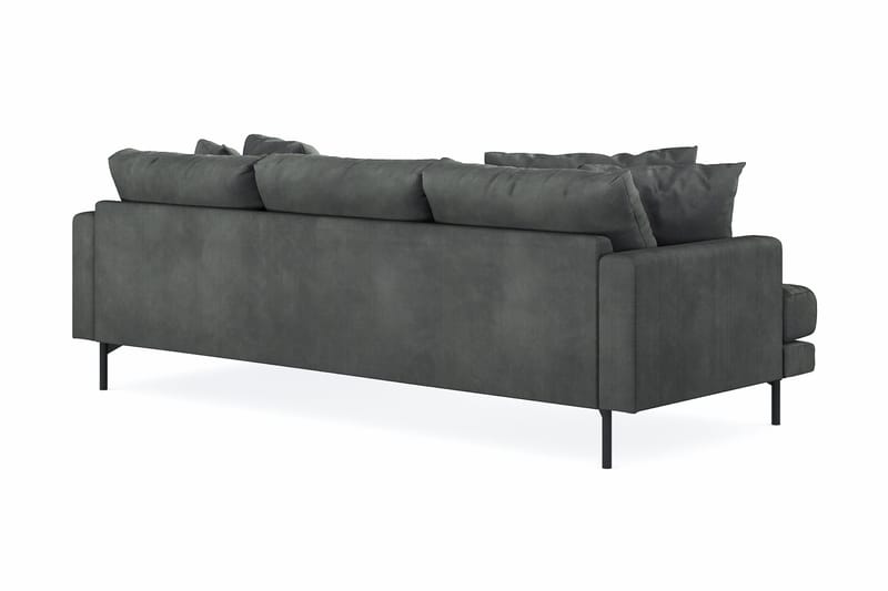Menard 3-sits Högervänd L-formad Divansoffa i Manchester - Grå - Products - Möbler - Soffa - Divansoffa & schäslongsoffa - 3 sits soffa med divan
