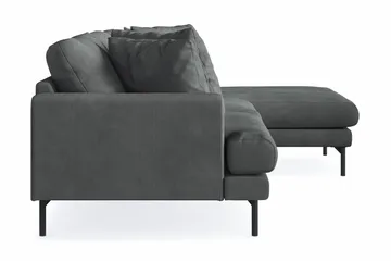 Menard 3-sits Högervänd L-formad Divansoffa i Manchester - Grå - Products - Möbler - Soffa - Divansoffa & schäslongsoffa - 3 sits soffa med divan