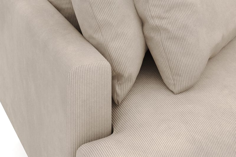 Menard 3-sits Högervänd L-formad Divansoffa i Manchester - Greige - Products - Möbler - Soffa - Divansoffa & schäslongsoffa - 4 sits soffa med divan