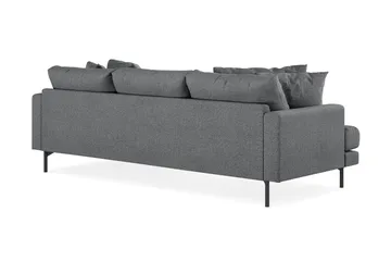 Menard 3-sits Högervänd L-formad Divansoffa i Tyg - Mörkgrå - Products - Möbler - Soffa - Divansoffa & schäslongsoffa - 3 sits soffa med divan