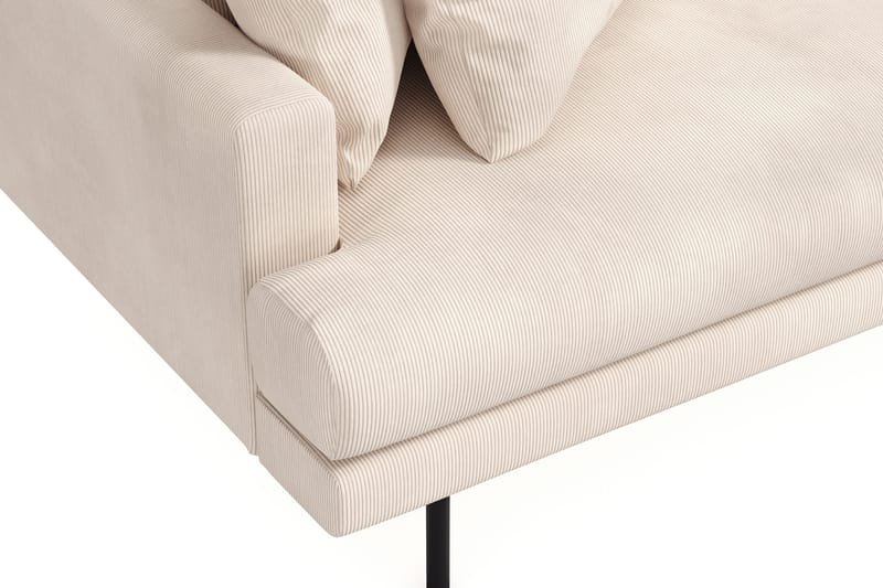 Menard 4-sits Högervänd L-formad Divansoffa i Manchester - Beige - Products - Möbler - Soffa - Divansoffa & schäslongsoffa - 4 sits soffa med divan