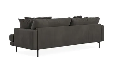 Menard 4-sits Vänstervänd L-formad Divansoffa i Manchester - Mörkgrå - Products - Möbler - Soffa - Divansoffa & schäslongsoffa - 4 sits soffa med divan