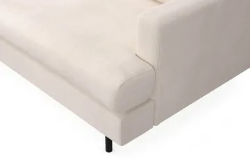 Menard Compact 4-sits Vänstervänd L-formad Schäslongsoffa i Manchester - Beige - Products - Möbler - Soffa - Divansoffa & schäslongsoffa - 4 sits soffa med divan