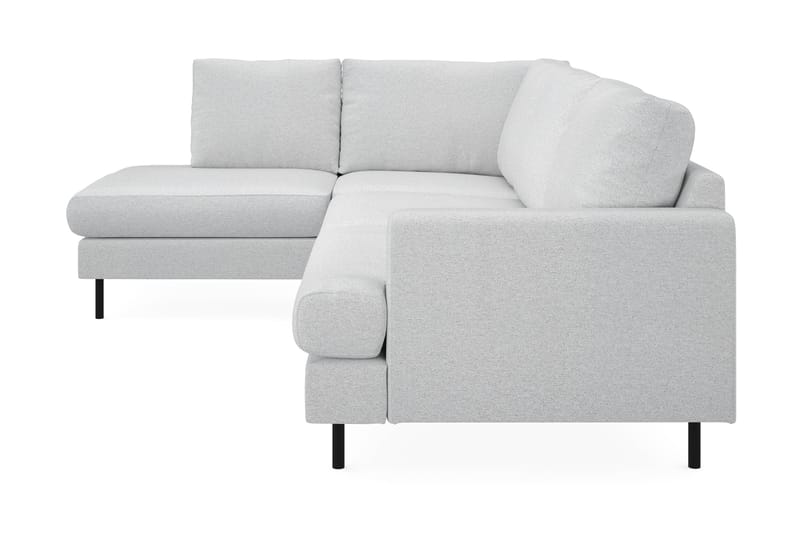 Menard Compact 4-sits Vänstervänd L-formad Schäslongsoffa i Tyg - Ljusgrå - Products - Möbler - Soffa - Divansoffa & schäslongsoffa - 4 sits soffa med divan