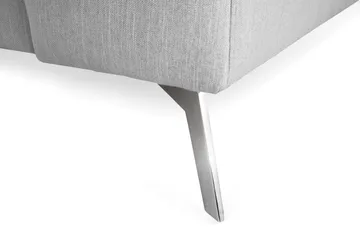 Ocean Lyx 4-sits Vänstervänd L-formad Schäslongsoffa i Tyg - Grå - Products - Möbler - Soffa - Divansoffa & schäslongsoffa - 4 sits soffa med divan