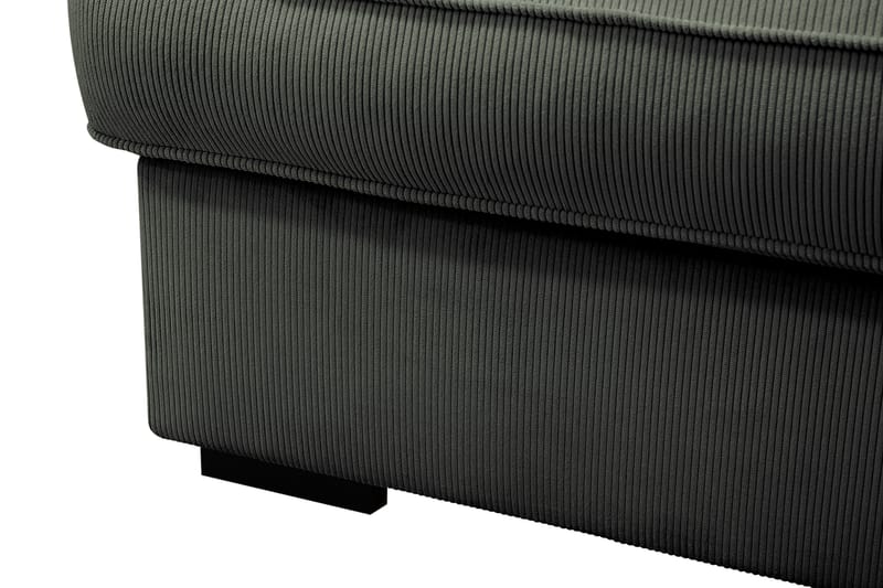 Rossita Lyx 4-sits Högervänd L-formad Extra Djup Schäslongsoffa i Manchester - Mörkgrön Manchester - Products - Möbler - Soffa - Divansoffa & schäslongsoffa - 4 sits soffa med divan