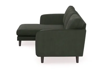 Trend Lyx 3-sits Vänstervänd L-formad Divansoffa i Manchester - Mörkgrön - Products - Möbler - Soffa - Divansoffa & schäslongsoffa - 4 sits soffa med divan