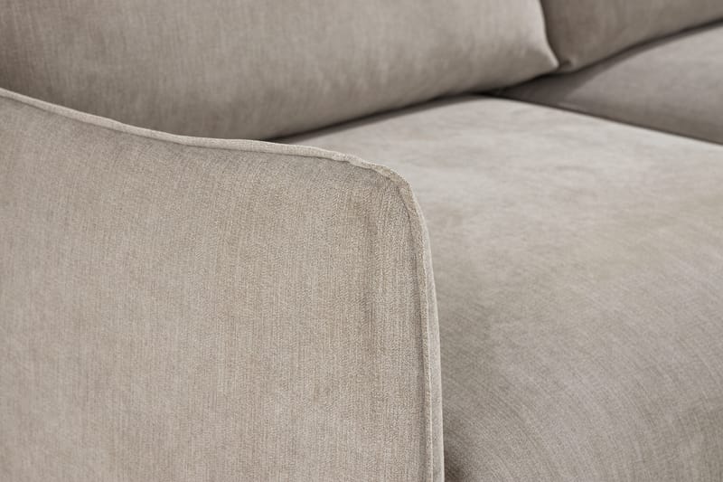 Trend Lyx 3-sits Vänstervänd L-formad Divansoffa i Tyg - Beige - Products - Möbler - Soffa - Divansoffa & schäslongsoffa - 4 sits soffa med divan