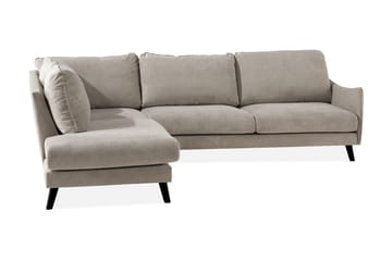 Trend Lyx 3-sits Vänstervänd L-formad Divansoffa i Tyg - Beige - Products - Möbler - Soffa - Divansoffa & schäslongsoffa - 4 sits soffa med divan